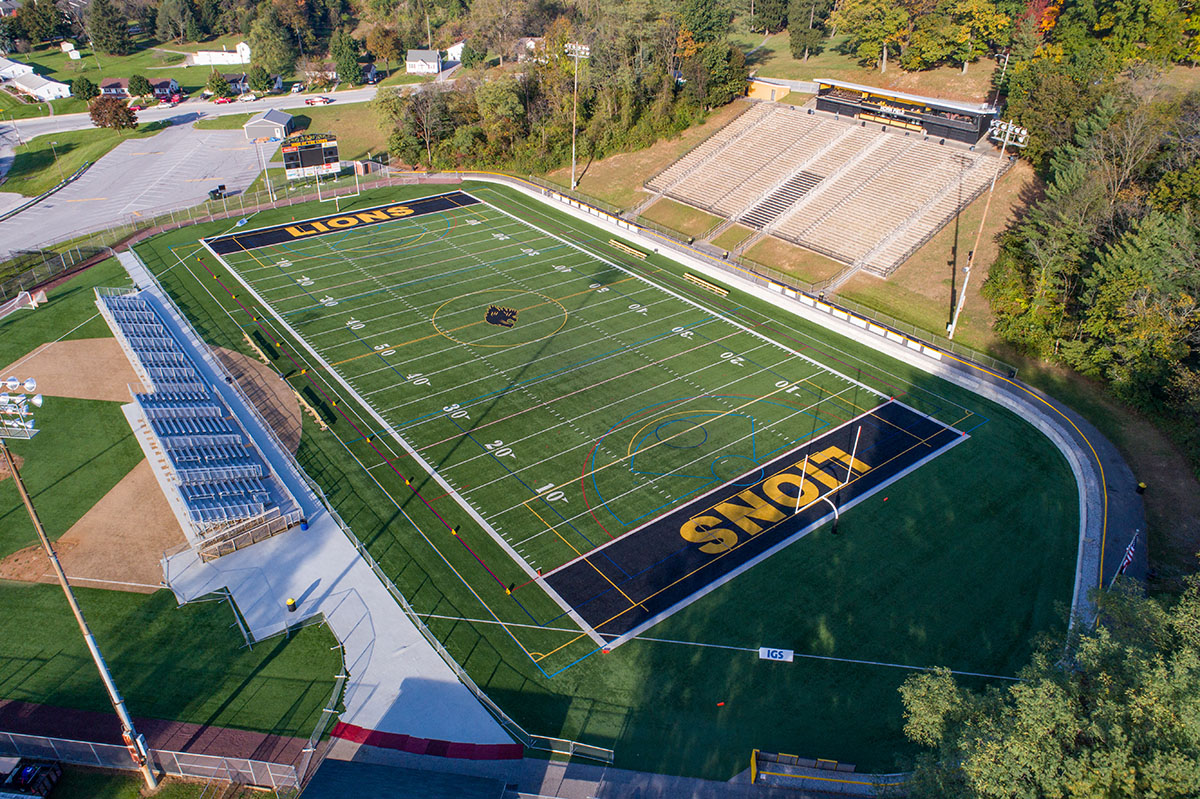 Red Lion football field. 