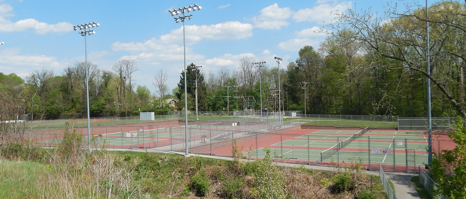 Red Lion Area High School Tennis Courts. 