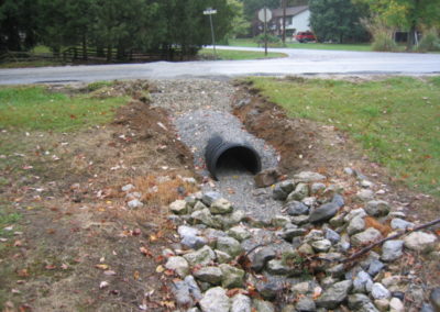 Sewer drain run off at Lake Meade Drive -Adams County, PA